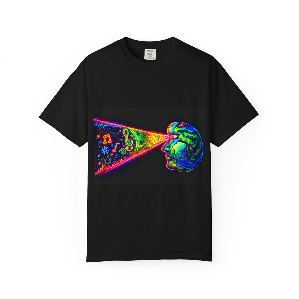 Psychedelic Vision - Black T-Shirt - POD