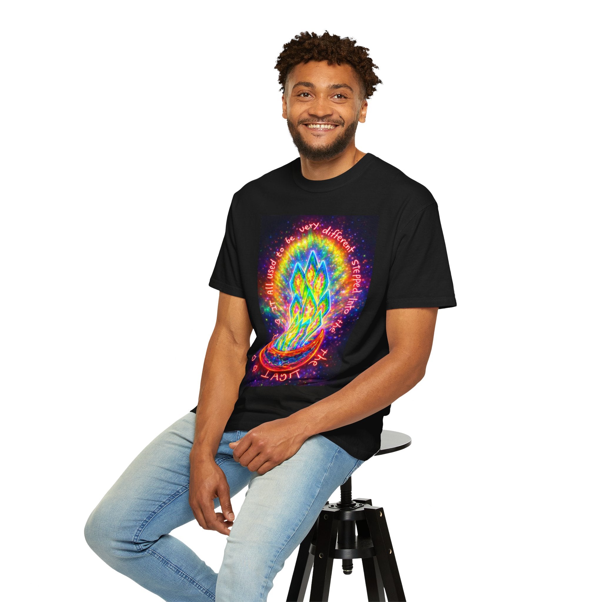 Psychedelic Crystal - Black T-shirt