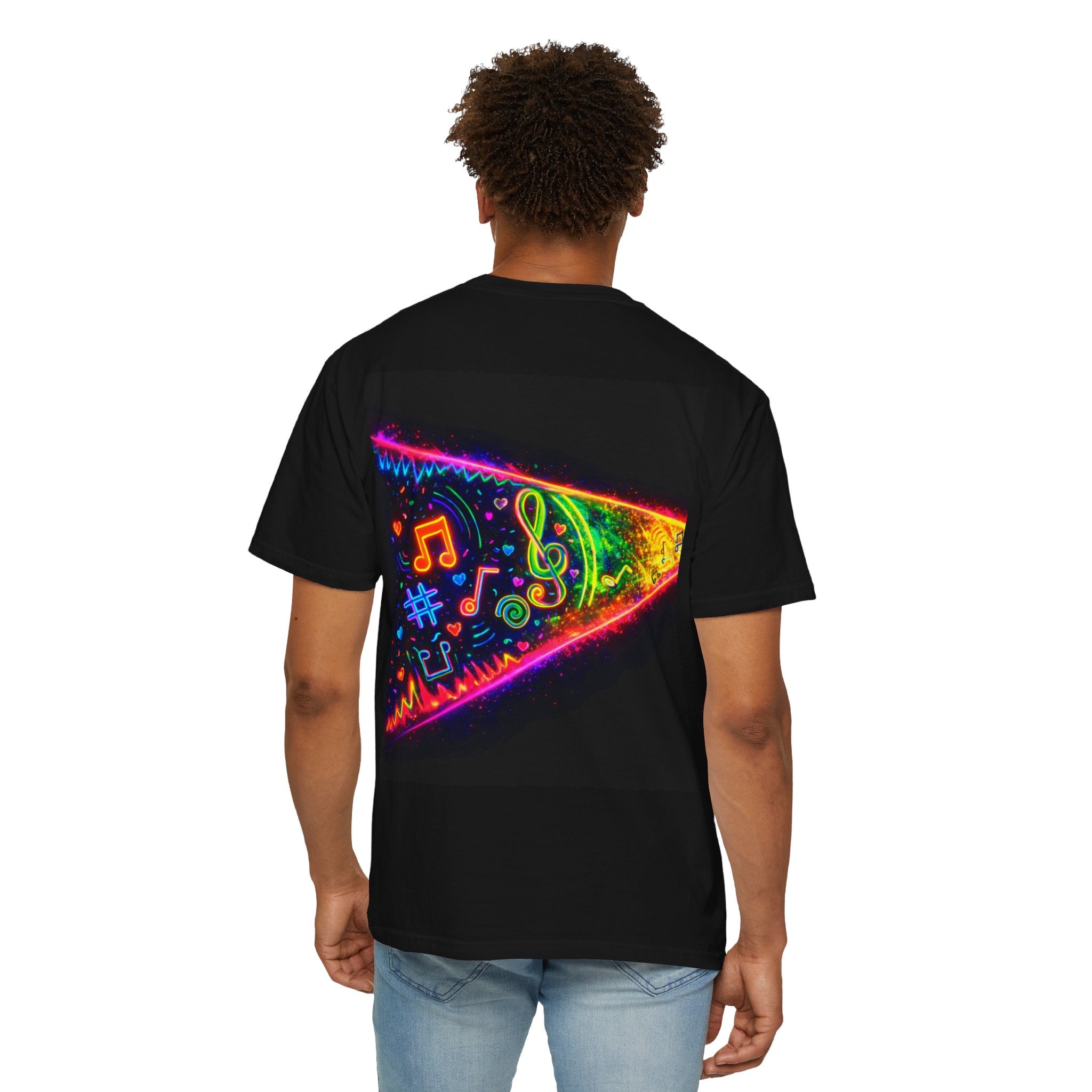 Psychedelic Vision - Black T-Shirt - POD