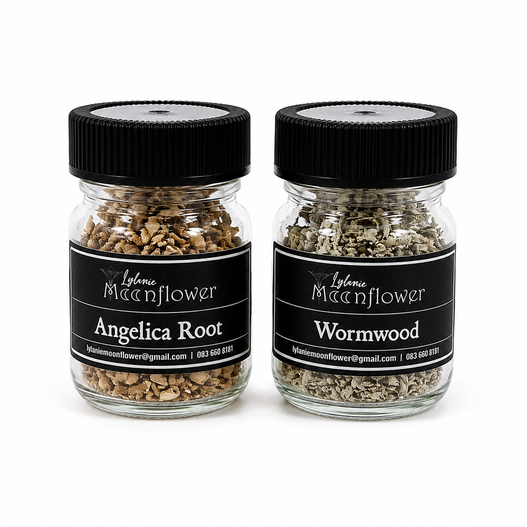Botanical Intentions kit - Wormwood & Angelica Root Herbal Infusion - Sacred Protection Lylanie Moonflower