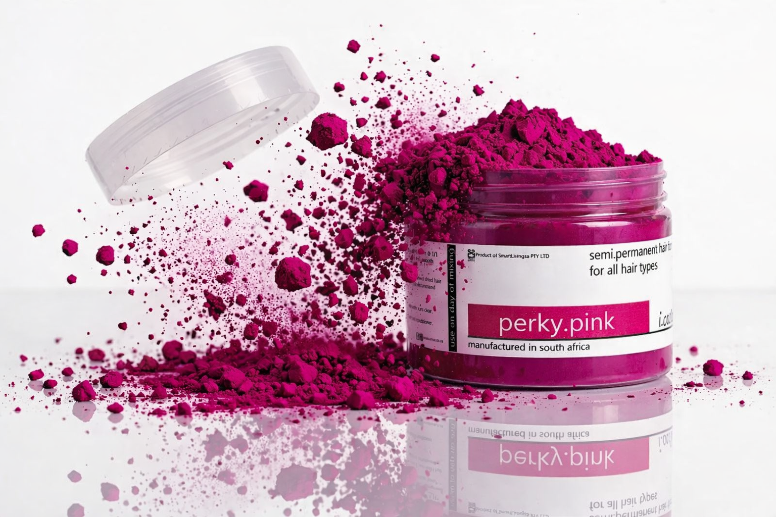 i.colour.me - Semi-Permanent Hair Pigment Powder -  perky.pink - 150ml