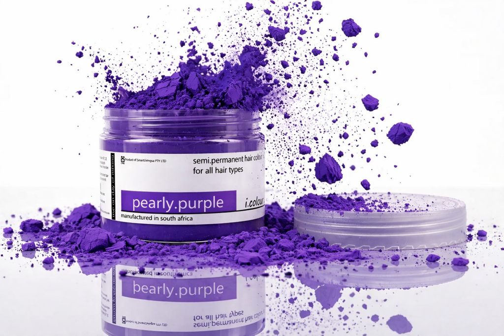 i.colour.me - Semi-Permanent Hair Pigment Powder -  pearly.purple - 150ml