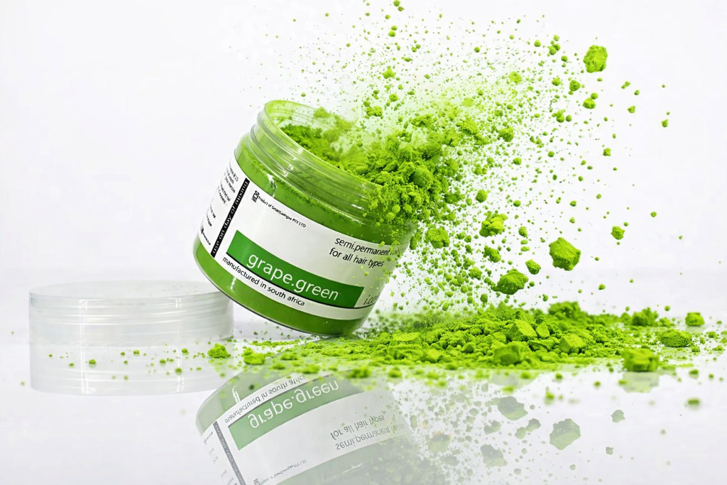 i.colour.me - Semi-Permanent Hair Pigment Powder - grape.green- 150ml