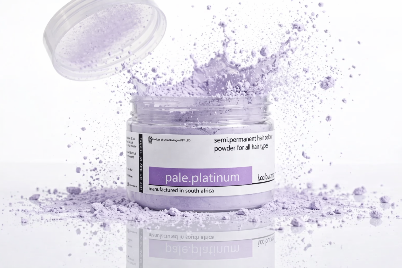 i.colour.me - Semi-Permanent Hair Pigment Powder - pale.platinum - 150ml