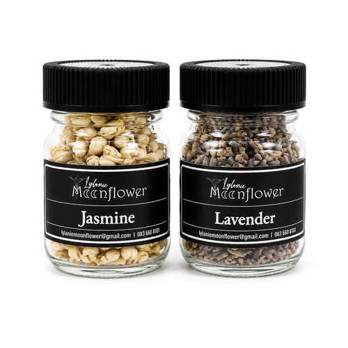 Botanical Intentions kit - Lavender & Jasmine Herbal Infusion - Moon Oracle Lylanie Moonflower