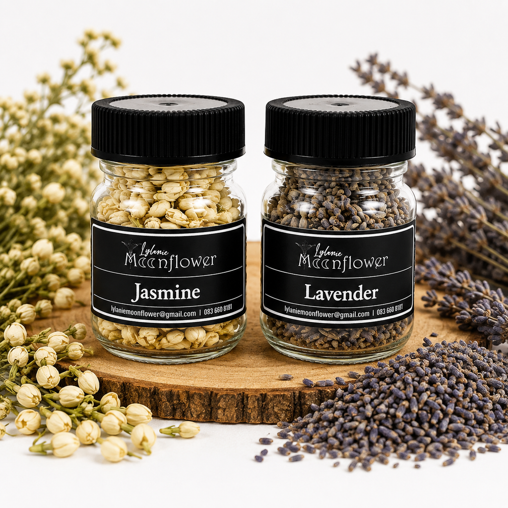 Botanical Intentions kit - Lavender & Jasmine Herbal Infusion - Moon Oracle Lylanie Moonflower