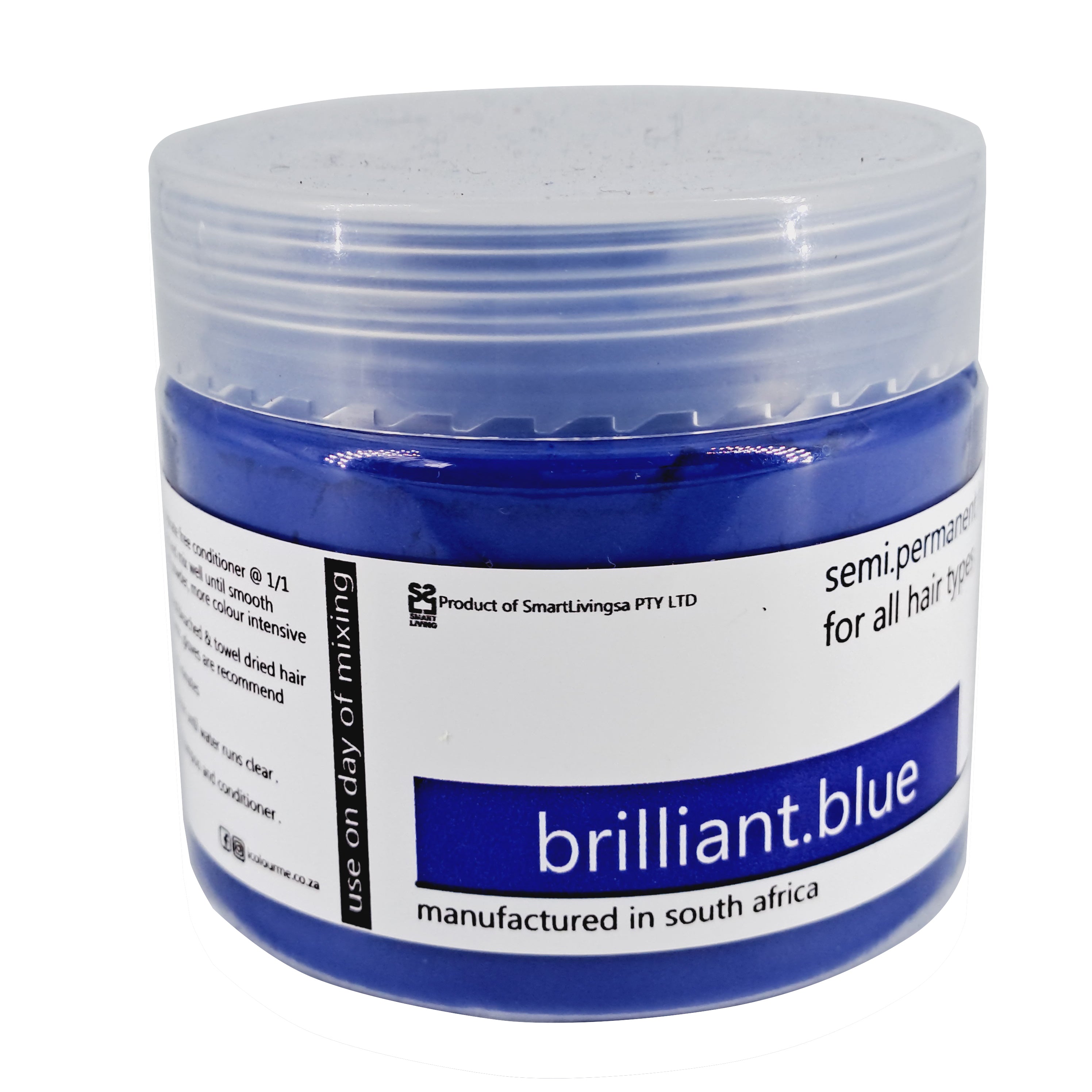 i.colour.me - Semi-Permanent Hair Pigment Powder - brilliant.blue - 150ml