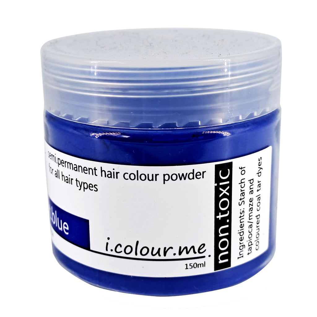 i.colour.me - Semi-Permanent Hair Pigment Powder - brilliant.blue - 150ml