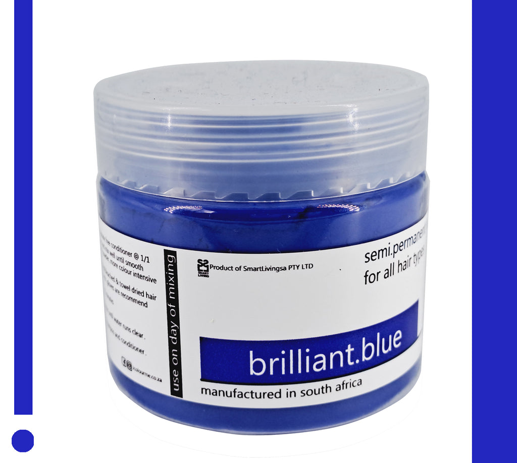 i.colour.me - Semi-Permanent Hair Pigment Powder - brilliant.blue - 150ml