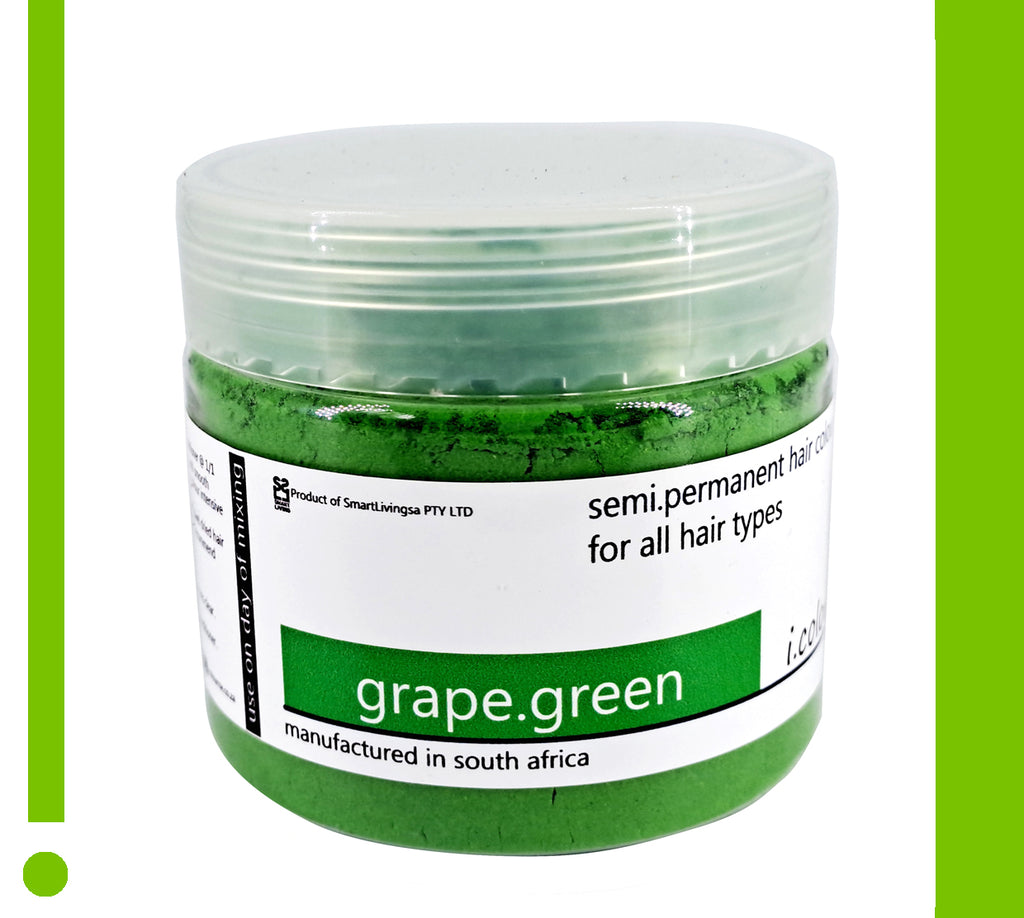 i.colour.me - Semi-Permanent Hair Pigment Powder - grape.green- 150ml