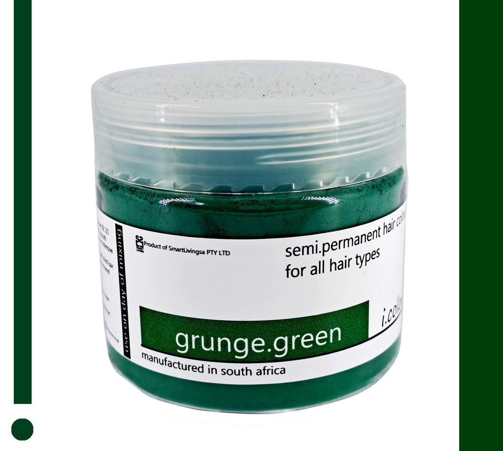 i.colour.me - Semi-Permanent Hair Pigment Powder -  grunge.green - 150ml