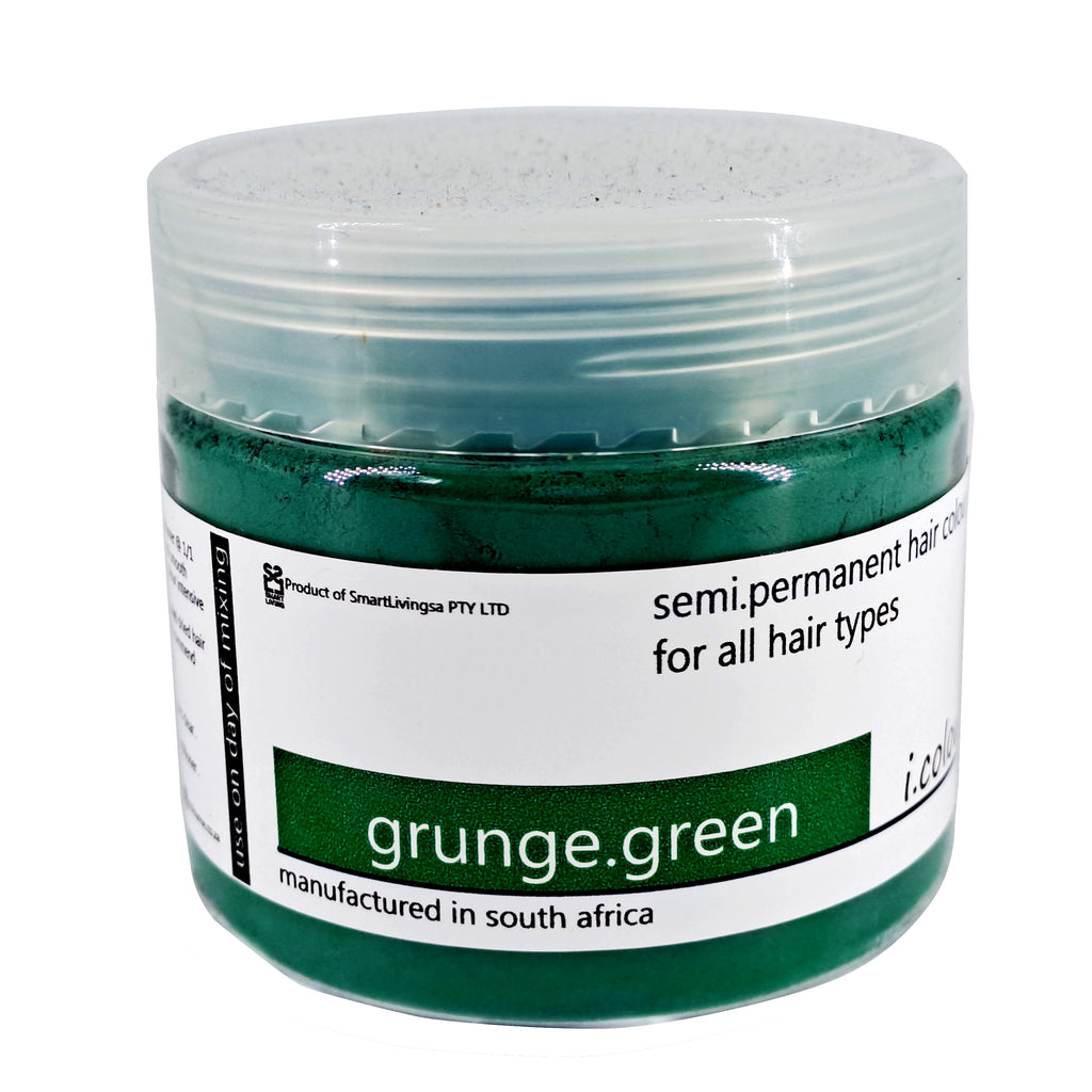 i.colour.me - Semi-Permanent Hair Pigment Powder -  grunge.green - 150ml