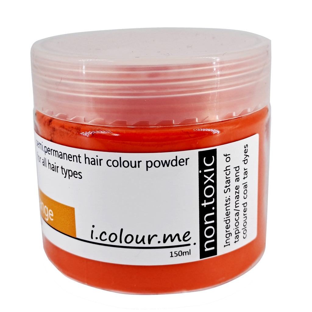 i.colour.me - Semi-Permanent Hair Pigment Powder - optic.orange - 150ml