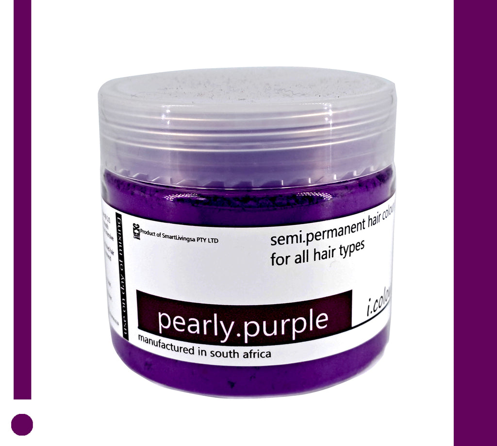 i.colour.me - Semi-Permanent Hair Pigment Powder -  pearly.purple - 150ml
