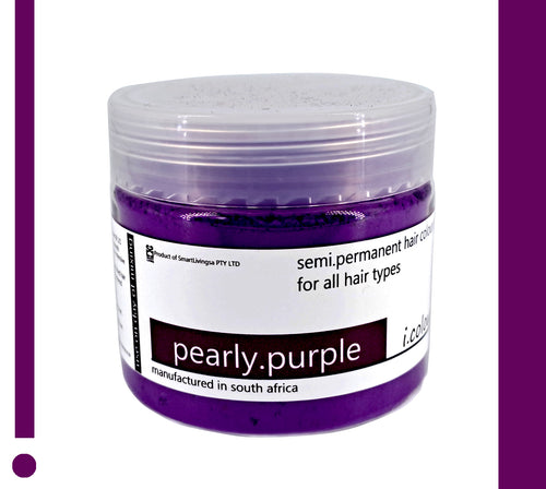 i.colour.me - Semi-Permanent Hair Pigment Powder -  pearly.purple - 150ml