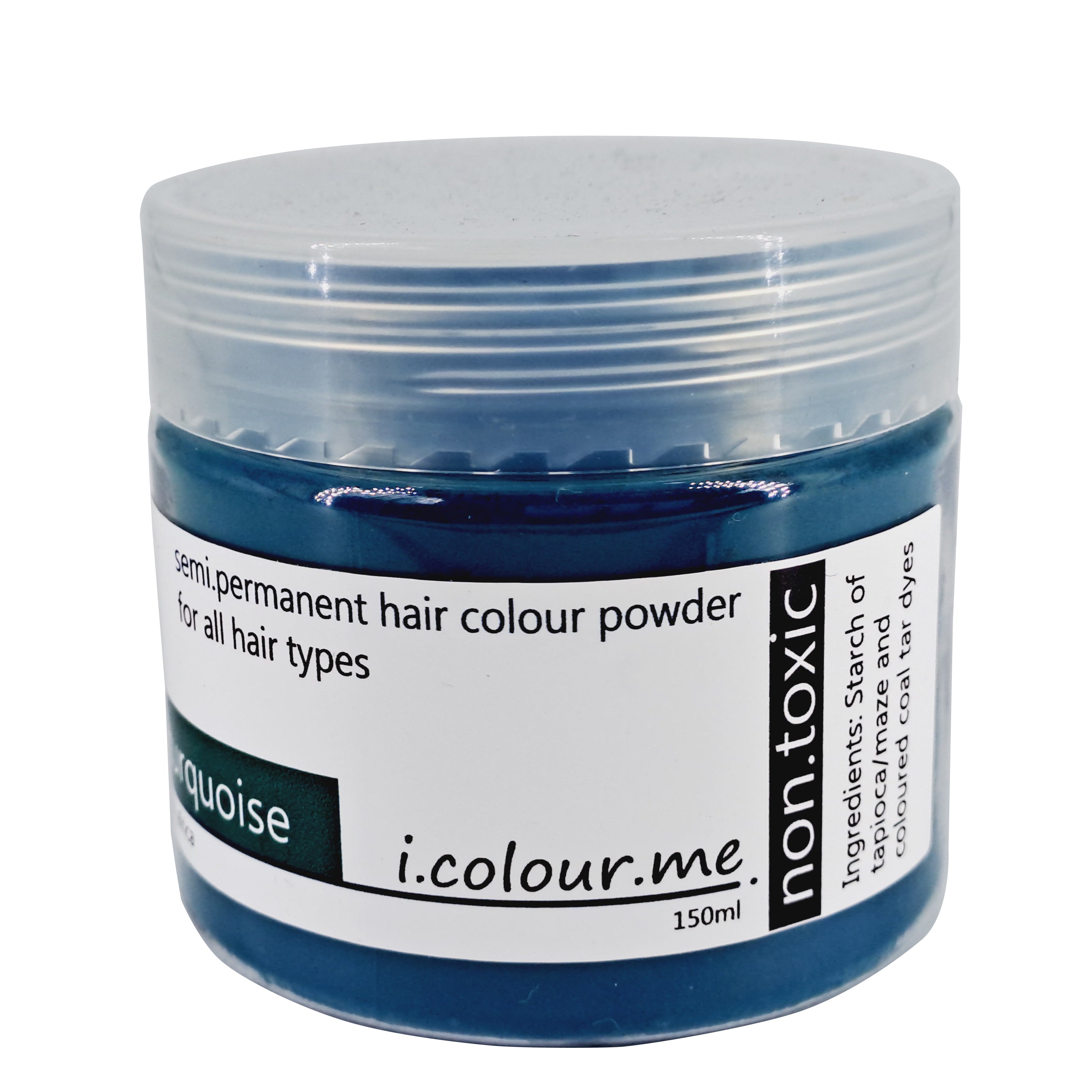 i.colour.me - Semi-Permanent Hair Pigment Powder - techno.turquoise - 150ml