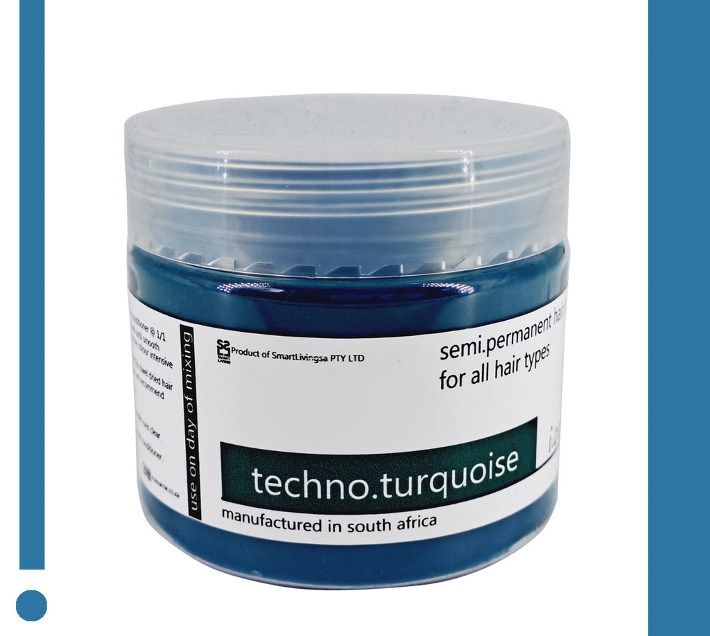 i.colour.me - Semi-Permanent Hair Pigment Powder - techno.turquoise - 150ml