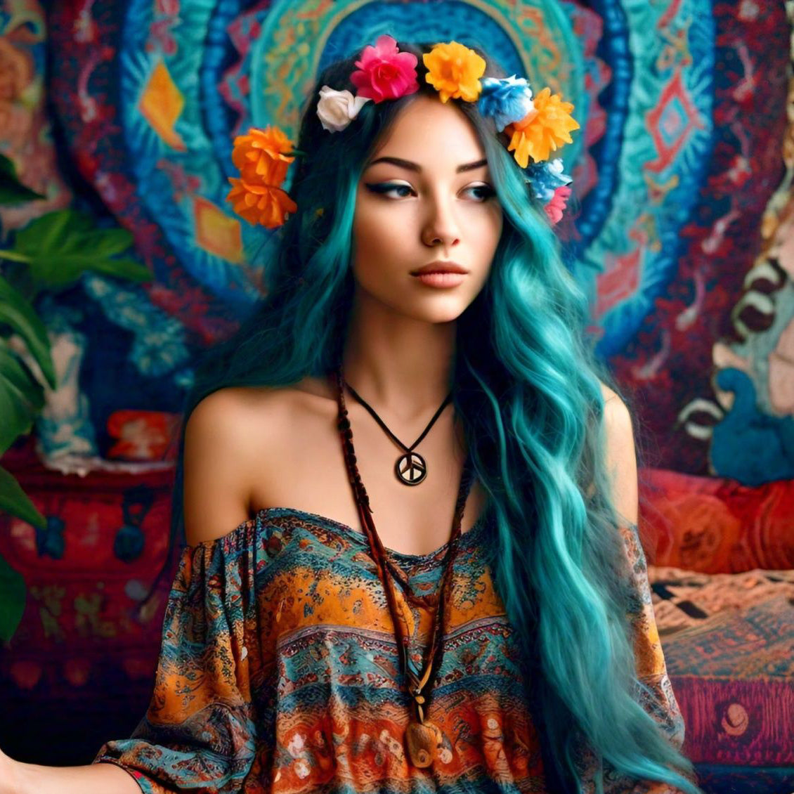 i.colour.me - Semi-Permanent Hair Pigment Powder - techno.turquoise - 150ml