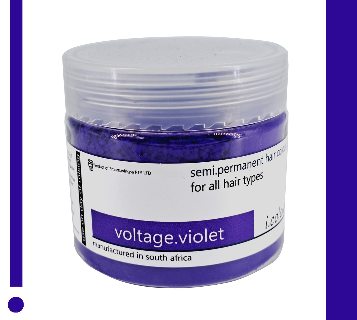 i.colour.me - Semi-Permanent Hair Pigment Powder - voltage.violet - 150ml