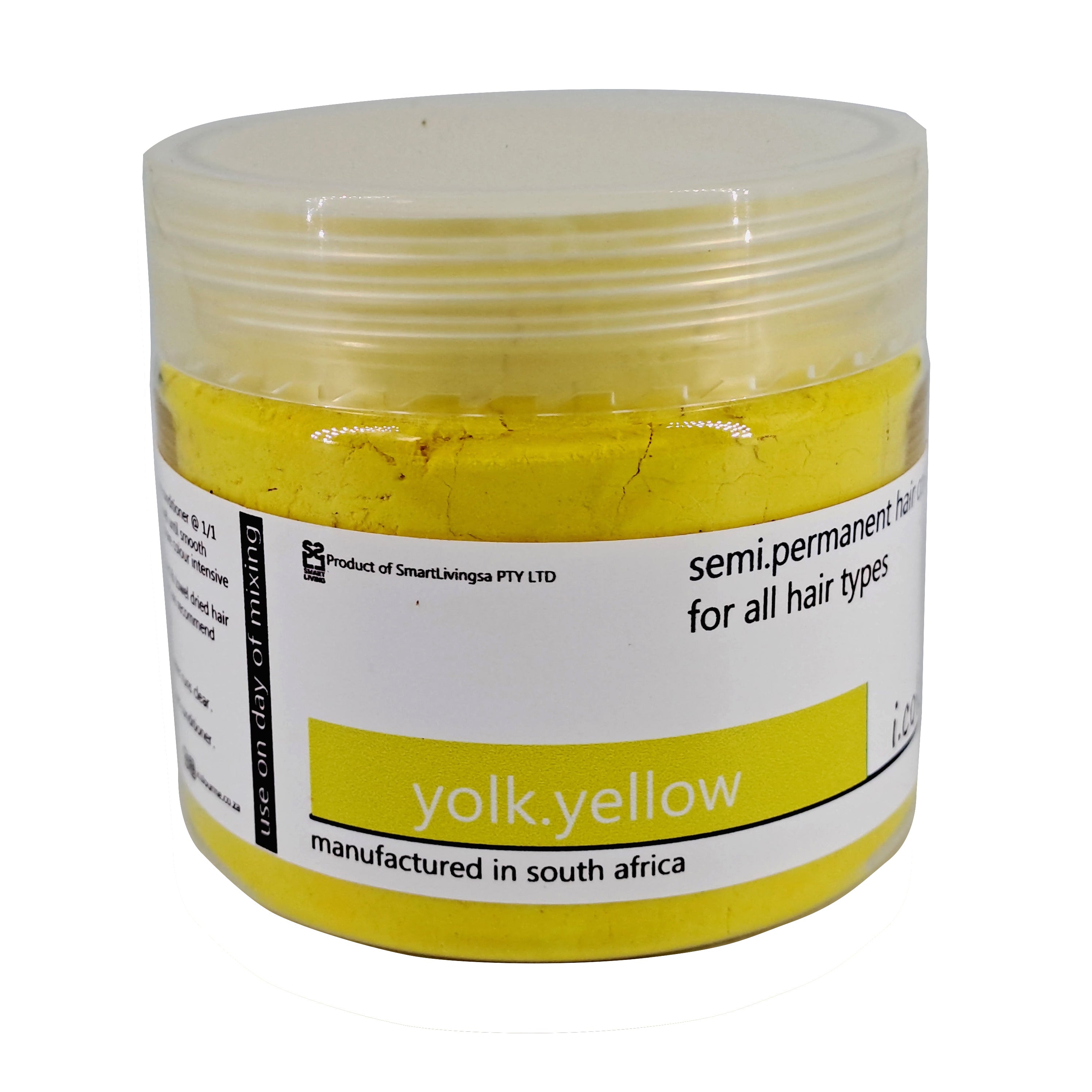 i.colour.me - Semi-Permanent Hair Pigment Powder - yolk.yellow - 150ml