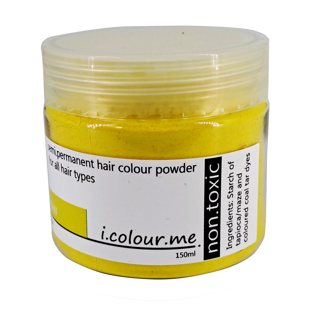 i.colour.me - Semi-Permanent Hair Pigment Powder - yolk.yellow - 150ml